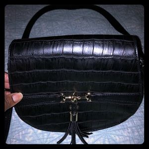 1/2 price sale. Croco cross body bag. Used once.
